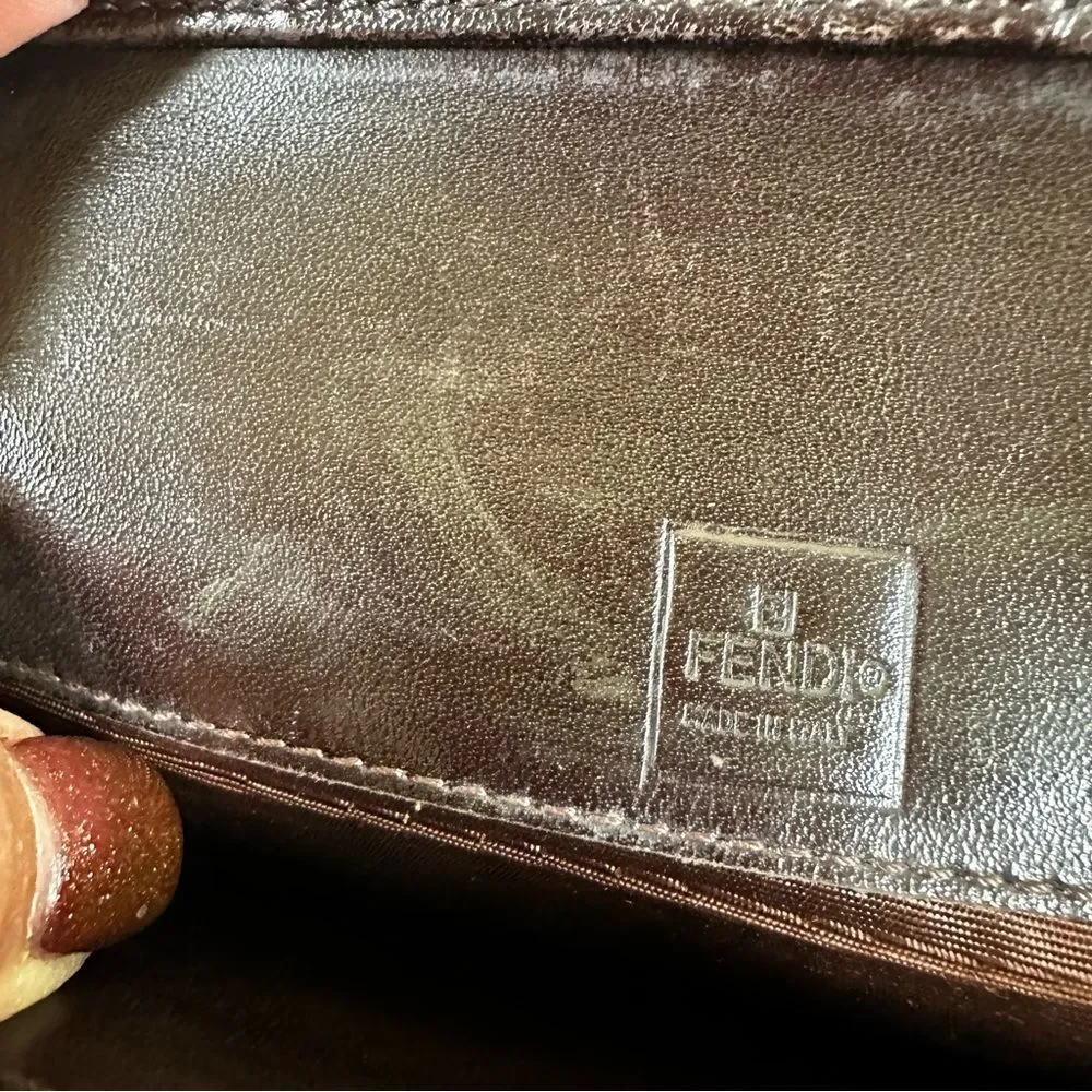 Fendi Vintage FF Logo Wallet W/ Certificate of Authenticity - Picture 14 of 16